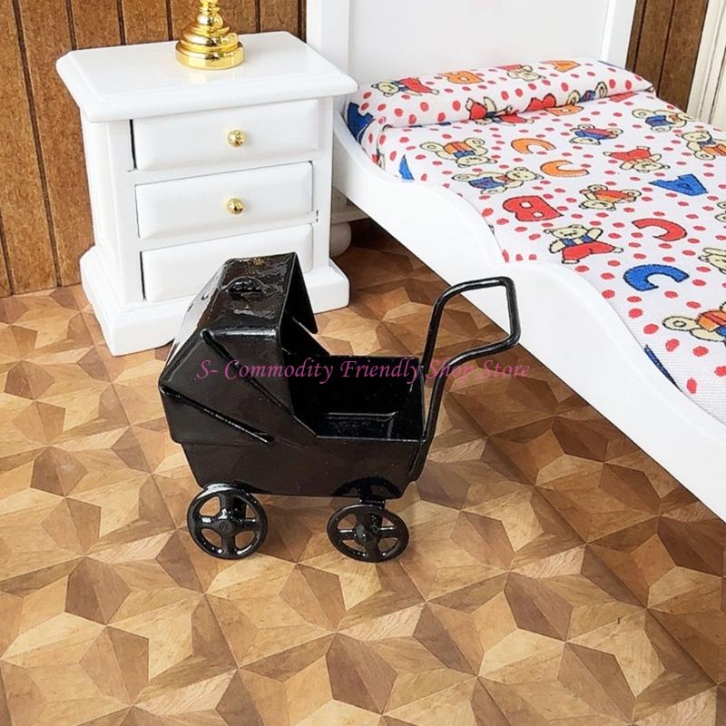 Baby Nursery Furniture Sets - 85AE Baby Stroller Dollhouses Compact Baby