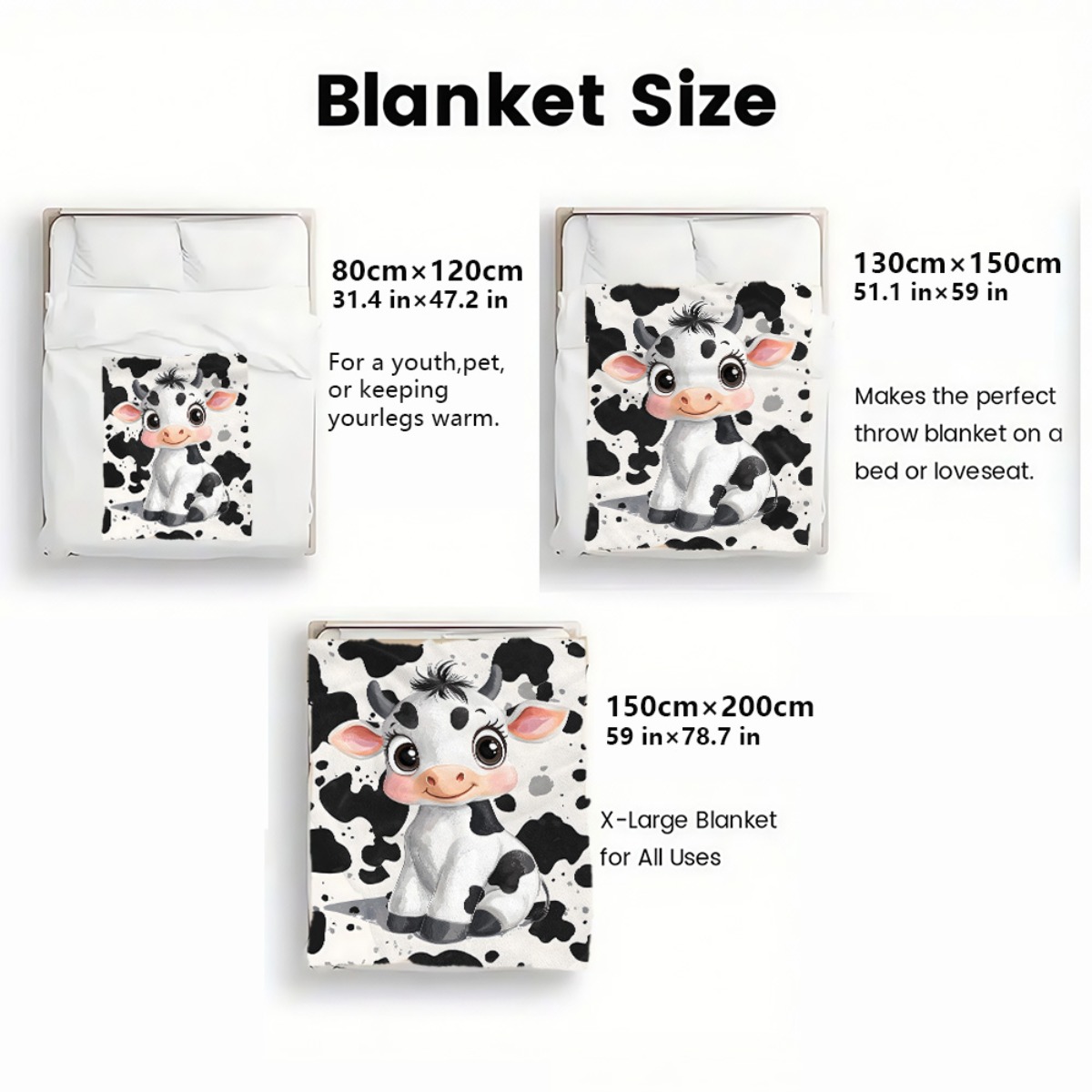 Cute Cartoon Cow Black White S – Baby Nursery Farm Theme Bewertung und Preis