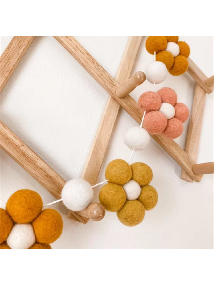 Handmade Felt Daisy Garland Bo – Baby Nursery Garland Bewertung und Preis