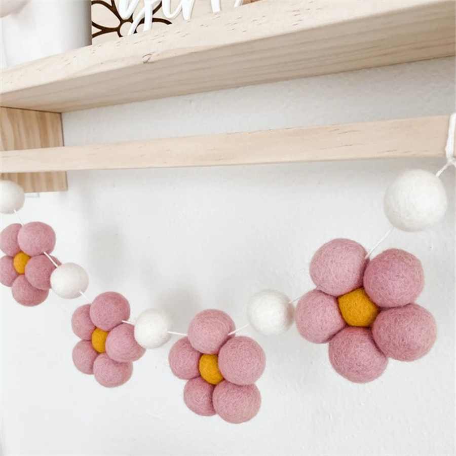 Handmade Felt Daisy Garland Bo – Baby Nursery Garland Bewertung und Preis