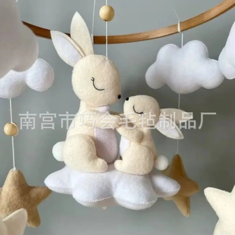 Handmade Soft Felt Bunny Baby  – Baby Nursery Neutral Bewertung und Preis