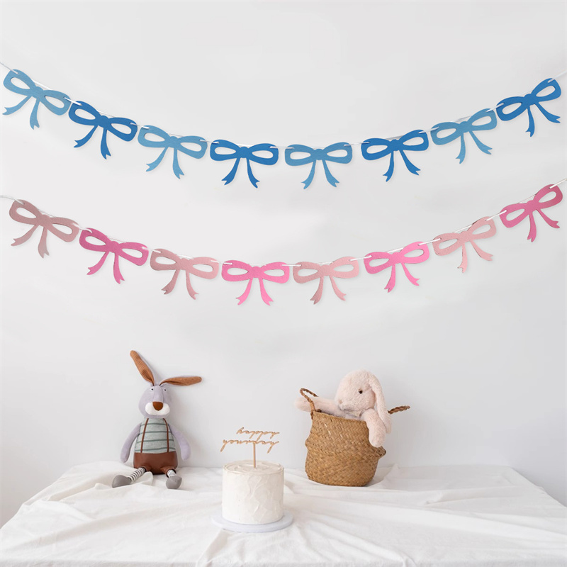 INS Nordic Felt Bowknot Garlan – Baby Nursery Garland Bewertung und Preis