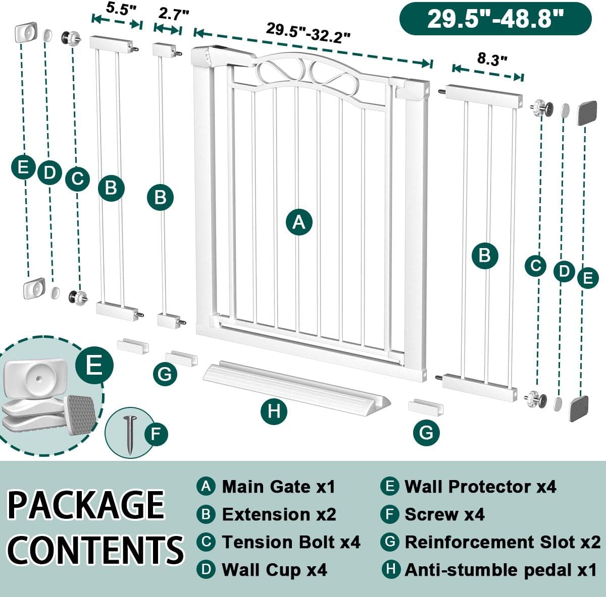 Extra Wide Baby Gate for Stair – Baby Gate Extra Wide Bewertung und Preis