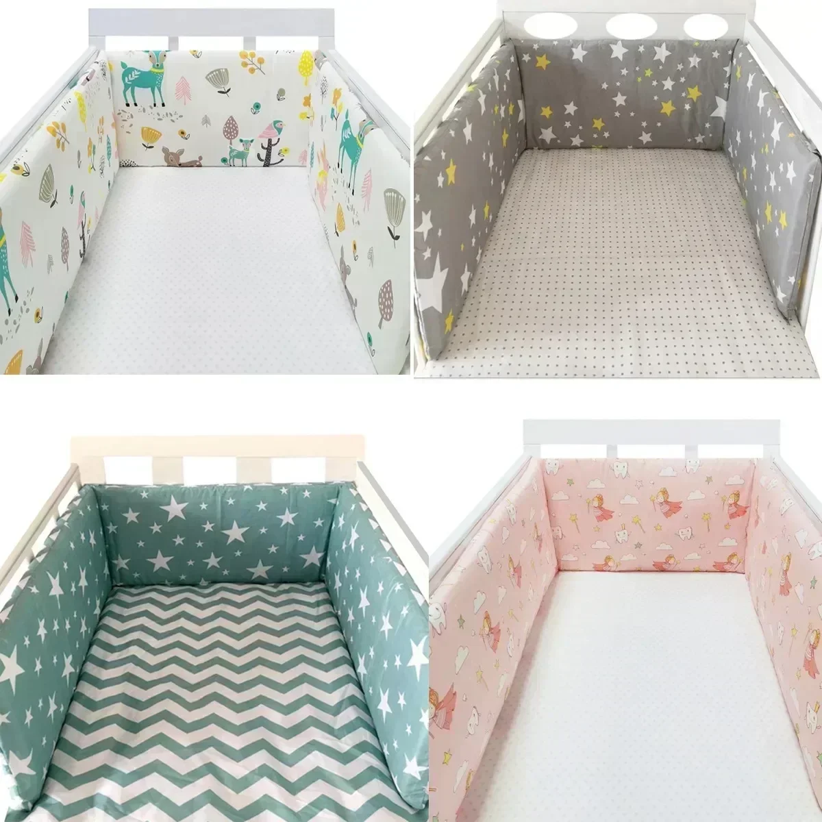 Baby Bed Bumpers Infant Cotton – Baby Nursery Cushion Bewertung und Preis