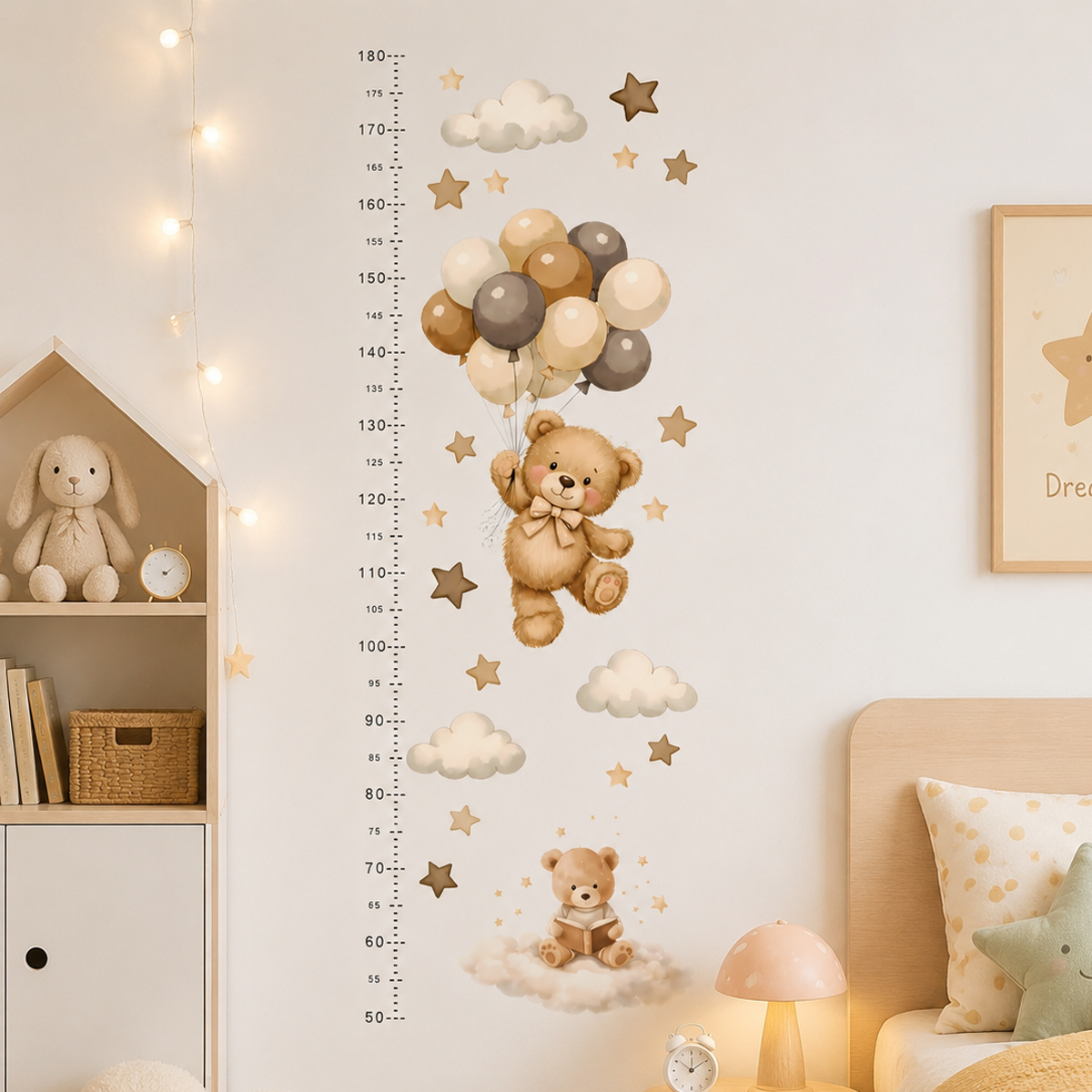 Bohemia Cute Bear Height Chart – Baby Nursery Package Bewertung und Preis
