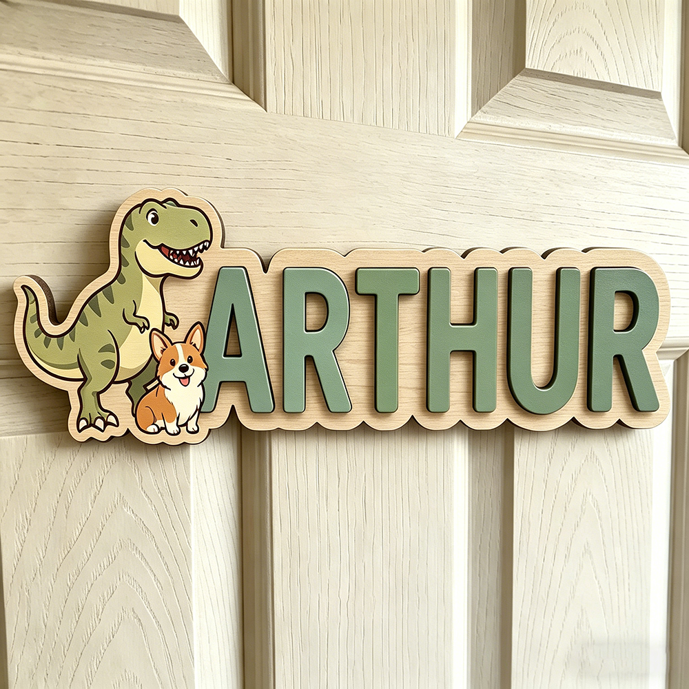 Whimsical Dinosaur & Puppy Cus – Baby Nursery Neutral Bewertung und Preis