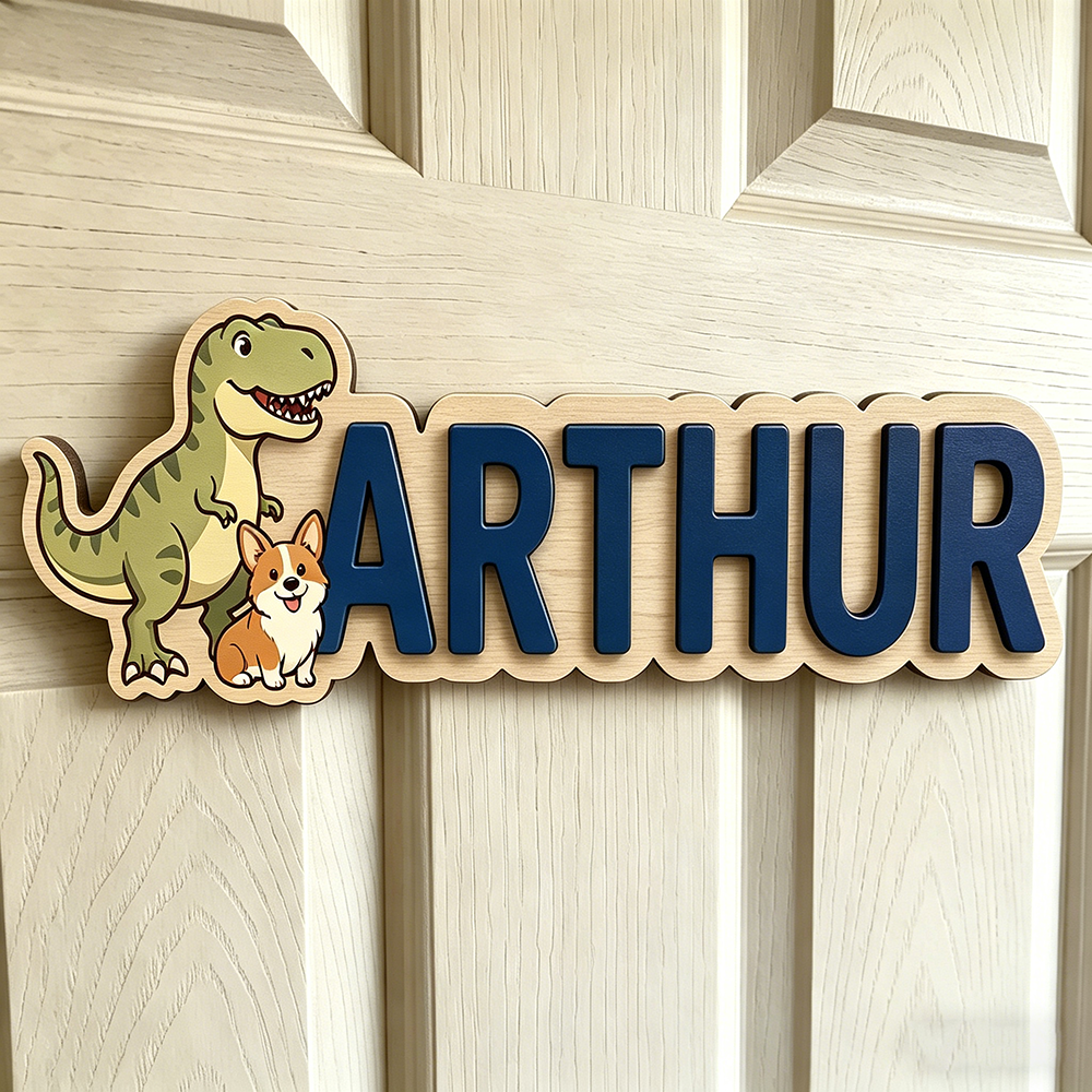 Whimsical Dinosaur & Puppy Cus – Baby Nursery Neutral Bewertung und Preis