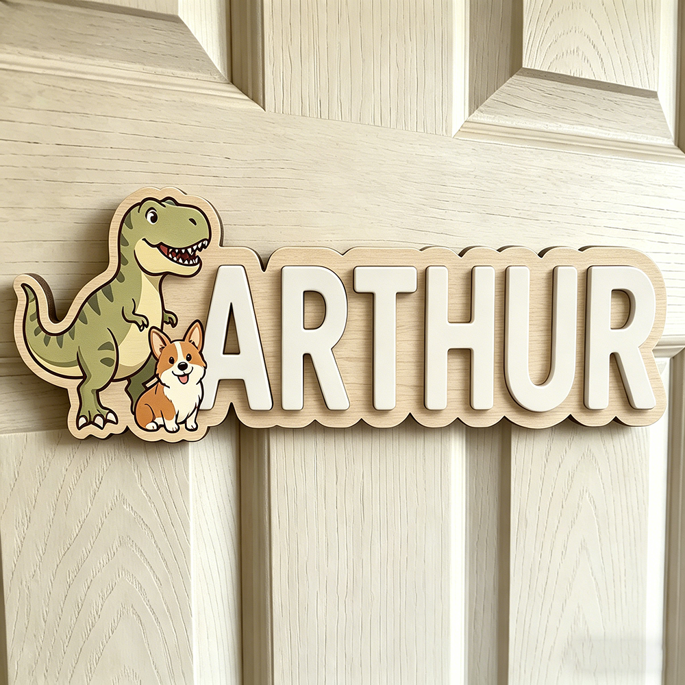 Whimsical Dinosaur & Puppy Cus – Baby Nursery Neutral Bewertung und Preis