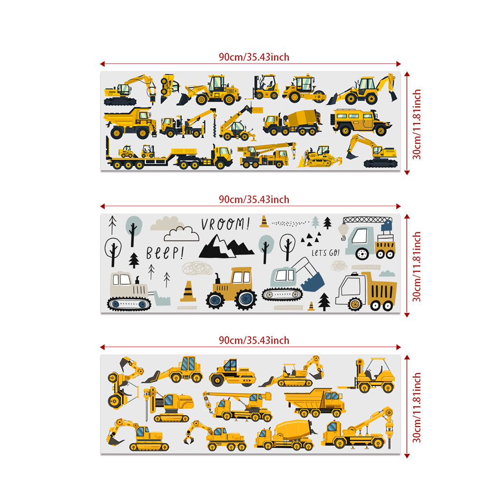 Cartoon Excavator Engineering  – Baby Nursery Package Bewertung und Preis