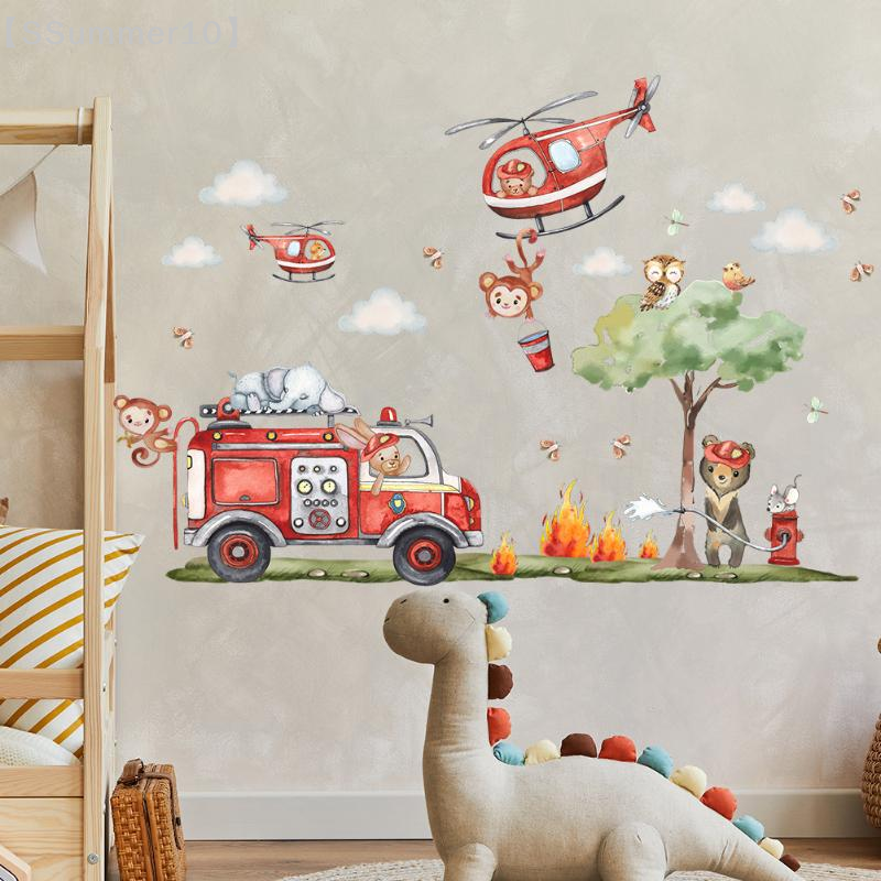 【SSummer10】Cartoon Animal Fire – Baby Nursery Wall Stickers Bewertung und Preis