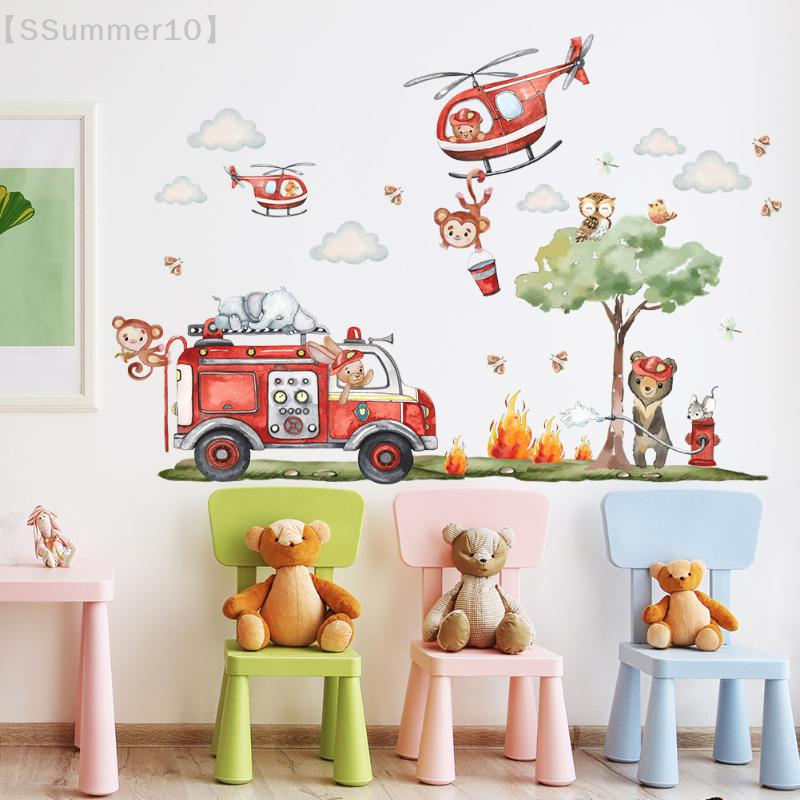 【SSummer10】Cartoon Animal Fire – Baby Nursery Wall Stickers Bewertung und Preis