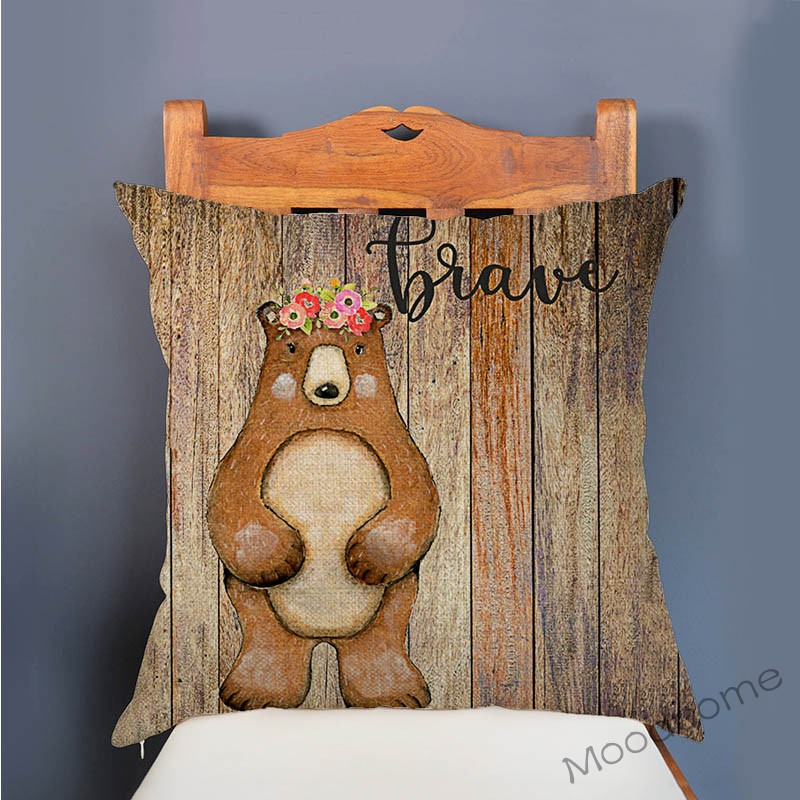 Cute Woodland Animals Wood Tex – Baby Nursery Cushion Bewertung und Preis