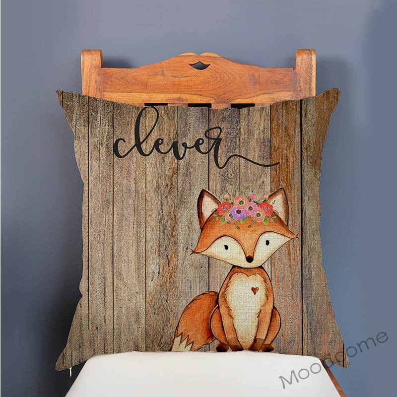 Cute Woodland Animals Wood Tex – Baby Nursery Cushion Bewertung und Preis