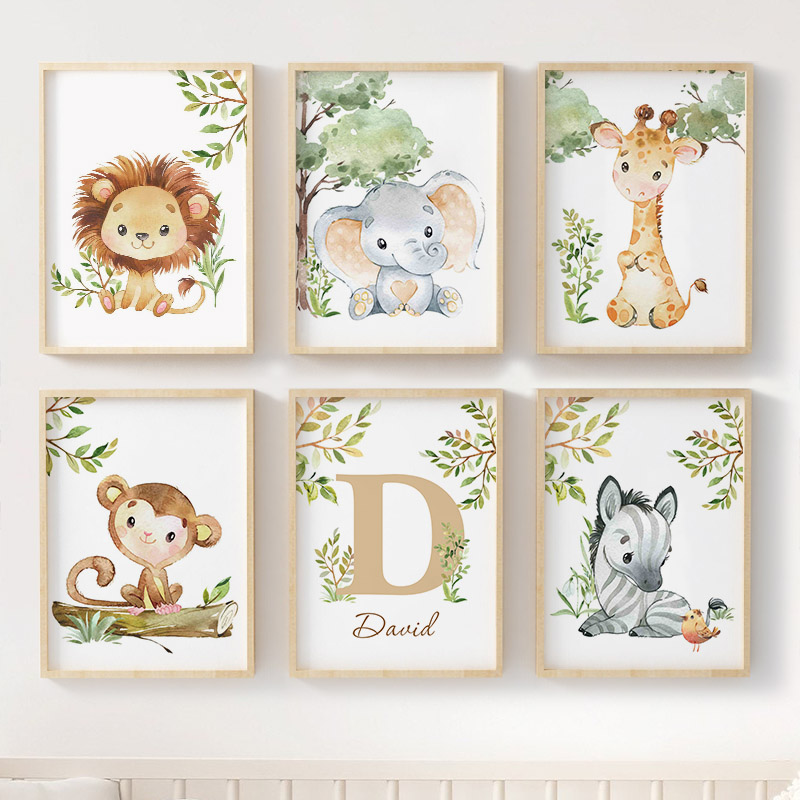 Lion Elephant Giraffe Monkey Z – Baby Zebra Nursery Bewertung und Preis