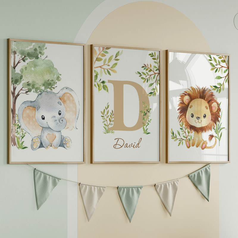 Lion Elephant Giraffe Monkey Z – Baby Zebra Nursery Bewertung und Preis