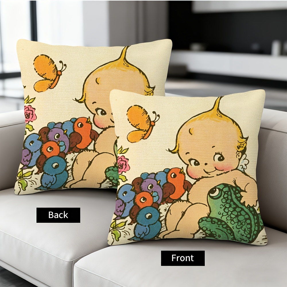 Cute Baby Frog Nursery Decor P – Baby Nursery Cushion Bewertung und Preis