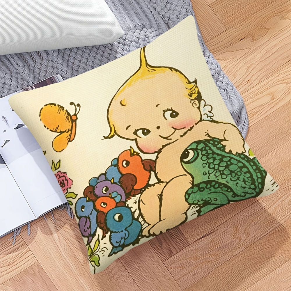 Cute Baby Frog Nursery Decor P – Baby Nursery Cushion Bewertung und Preis