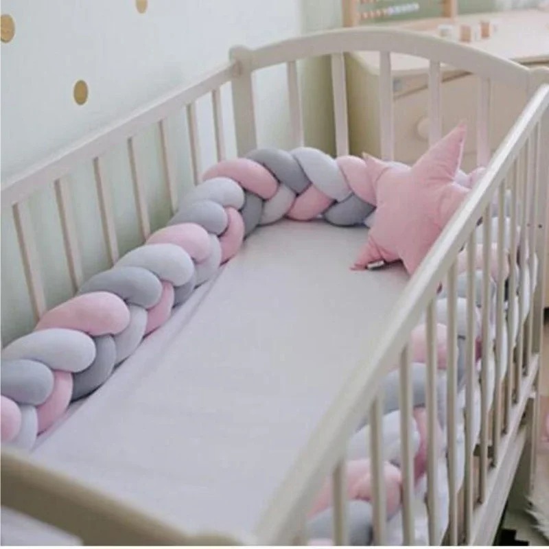 Boho Braided Crib Bumper Pillo – Baby Nursery Cushion Bewertung und Preis