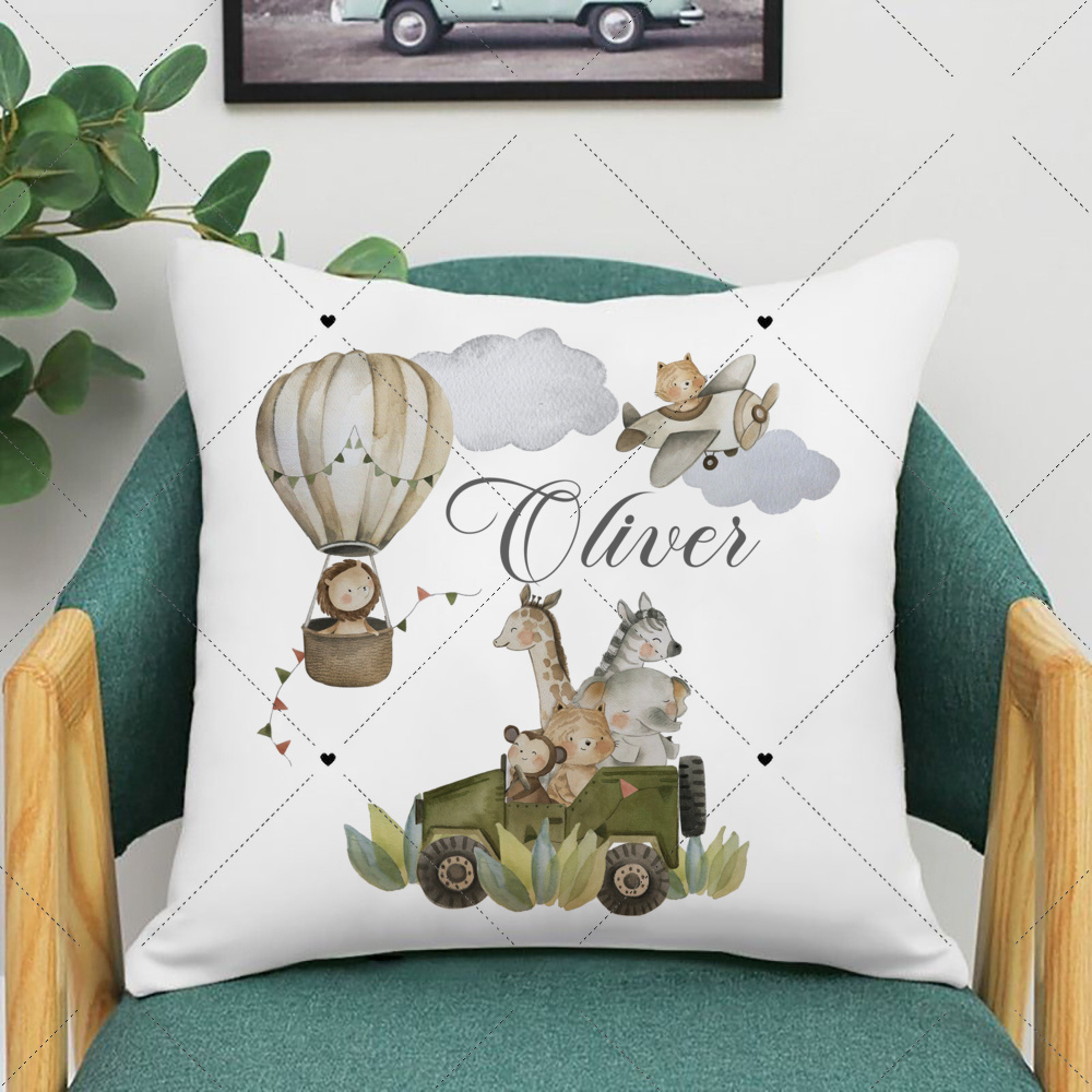 Personalised Woodland Animal P – Baby Nursery Cushion Bewertung und Preis