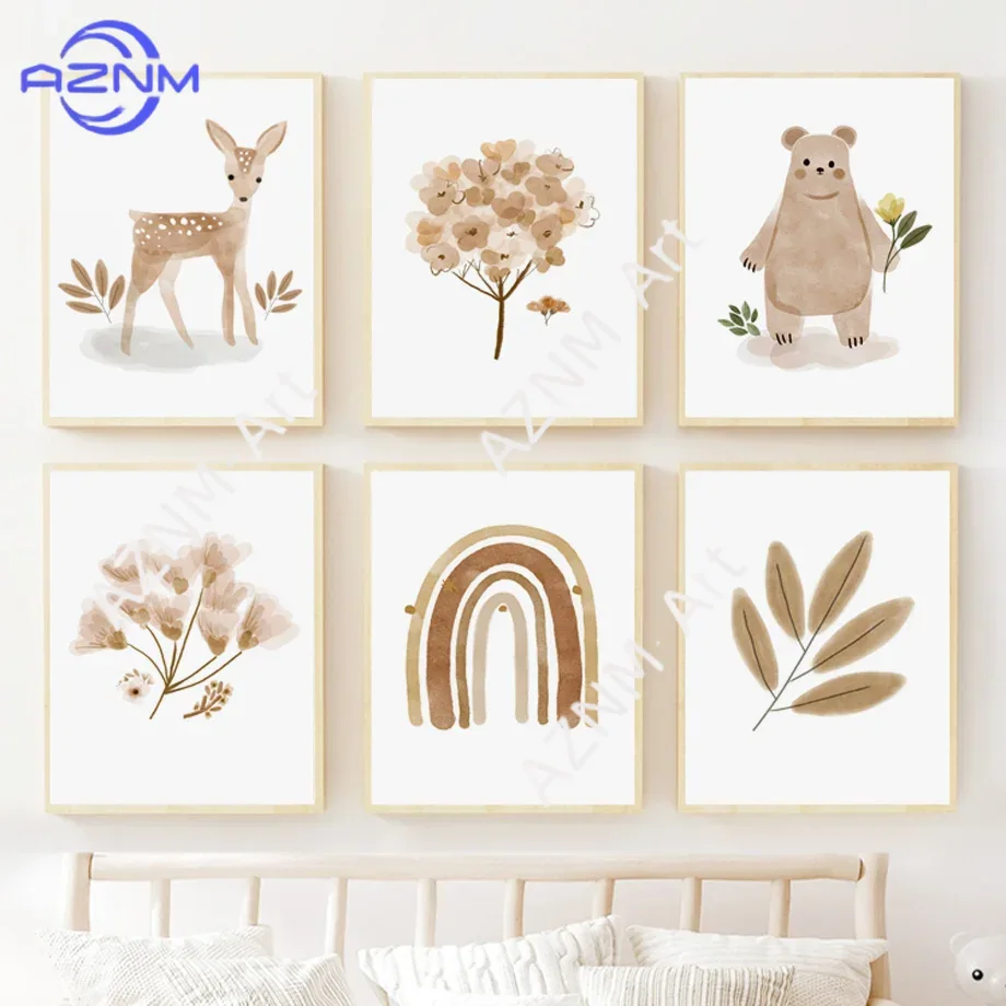 Boho Nursery Wall Art Canvas - – Baby Nursery Neutral Bewertung und Preis