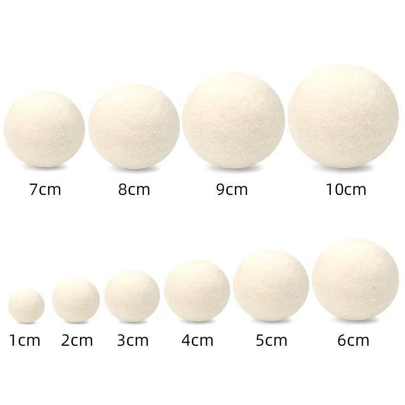 1-10pcs 1cm-10cm White Wool Fe – Baby Nursery Garland Bewertung und Preis