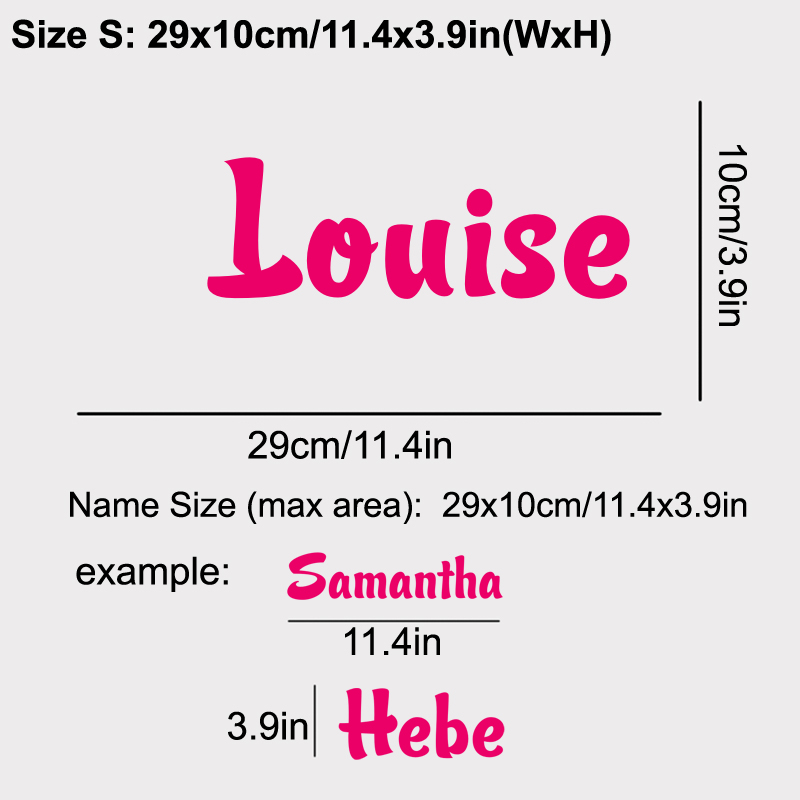 Personalized Name Vinyl Decal  – Baby Nursery Wall Stickers Bewertung und Preis