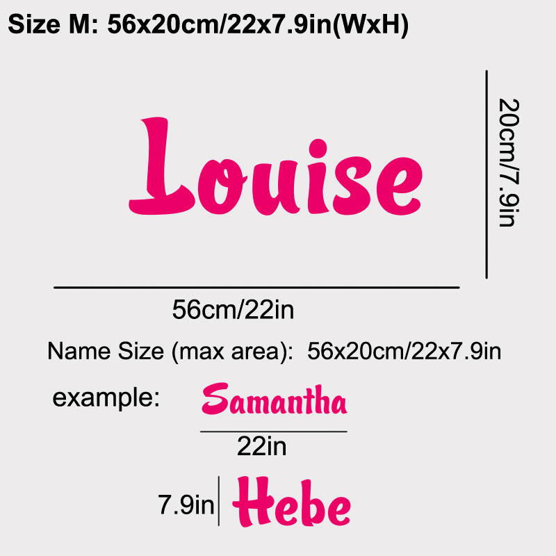 Personalized Name Vinyl Decal  – Baby Nursery Wall Stickers Bewertung und Preis