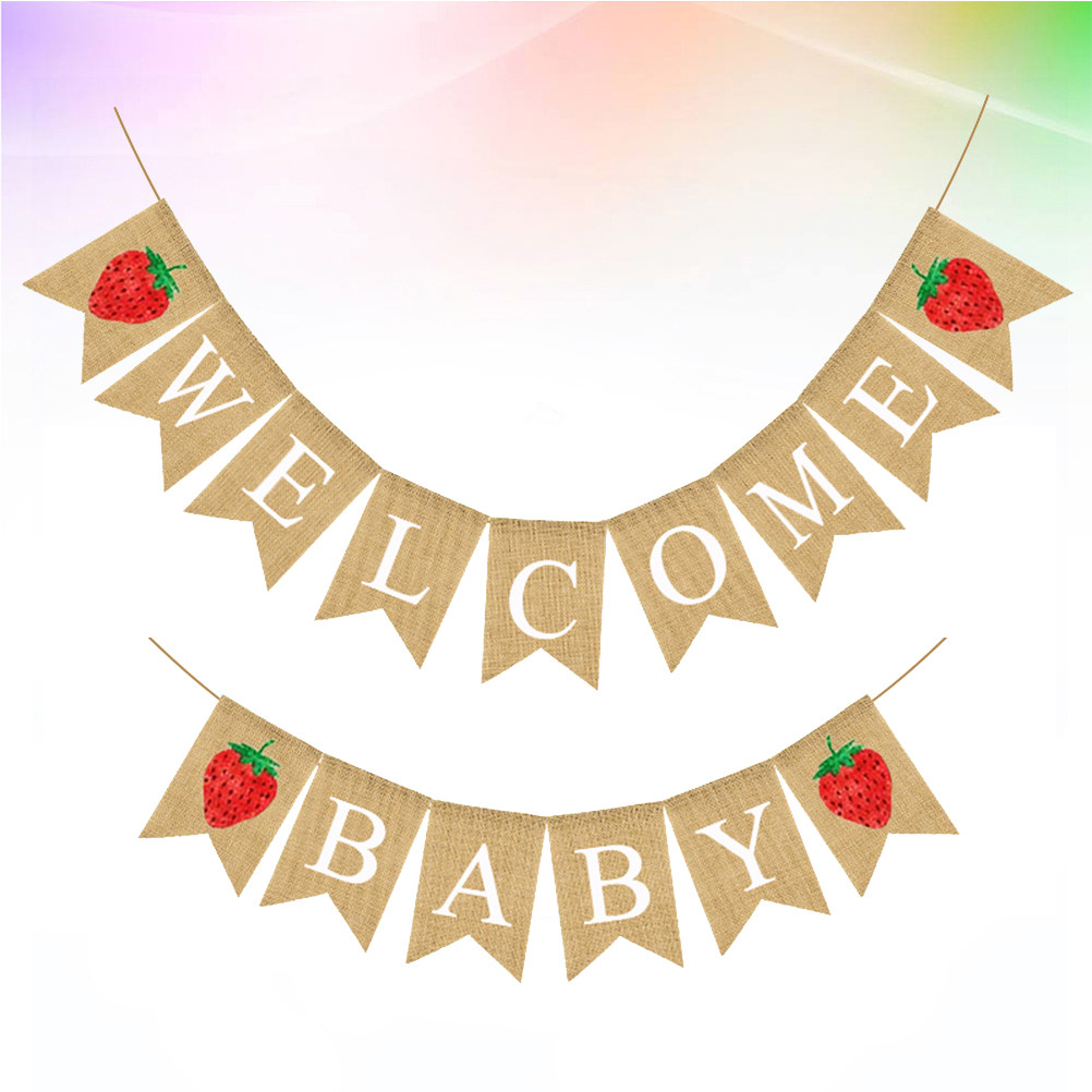 Baby Shower Linen Banner Straw – Baby Nursery Garland Bewertung und Preis