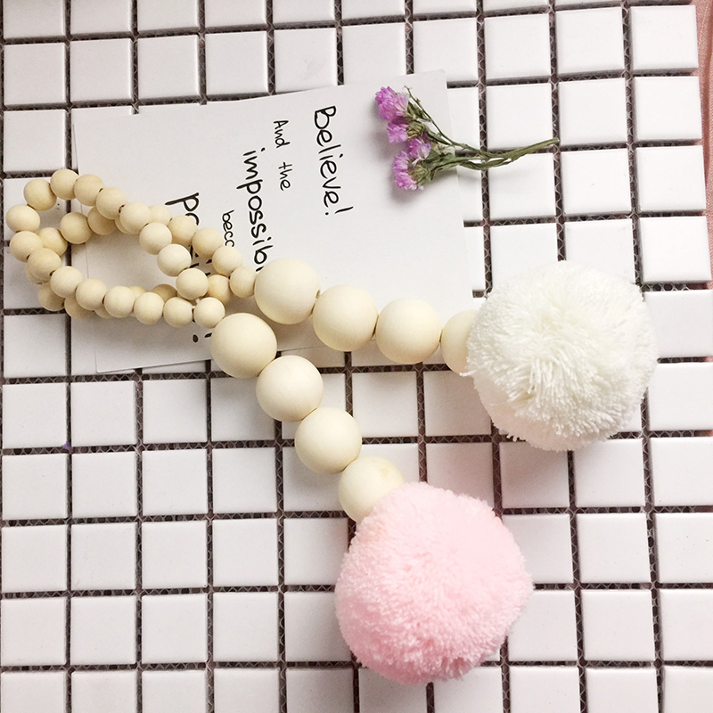 Wooden Beads Tassel Ball Garla – Baby Nursery Garland Bewertung und Preis