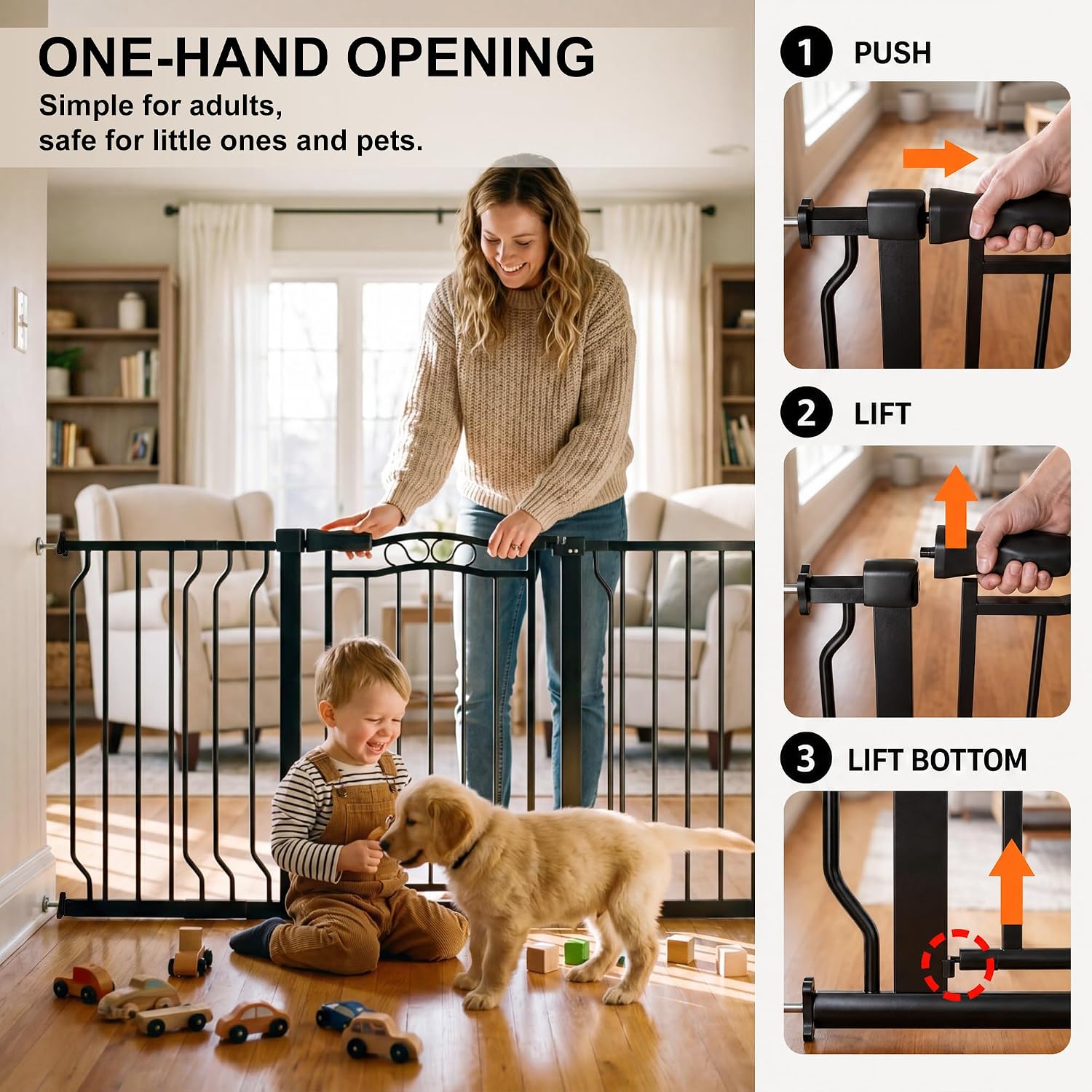 67-81in Extra Wide Baby & Dog  – Baby Gate Extra Wide Bewertung und Preis