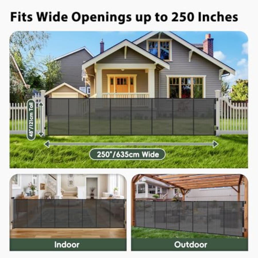 Outdoor retractable baby gate  – Baby Gate Extra Wide Bewertung und Preis