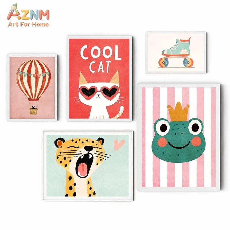 Funny Animals Posters Prints W – Baby Nursery Neutral Bewertung und Preis