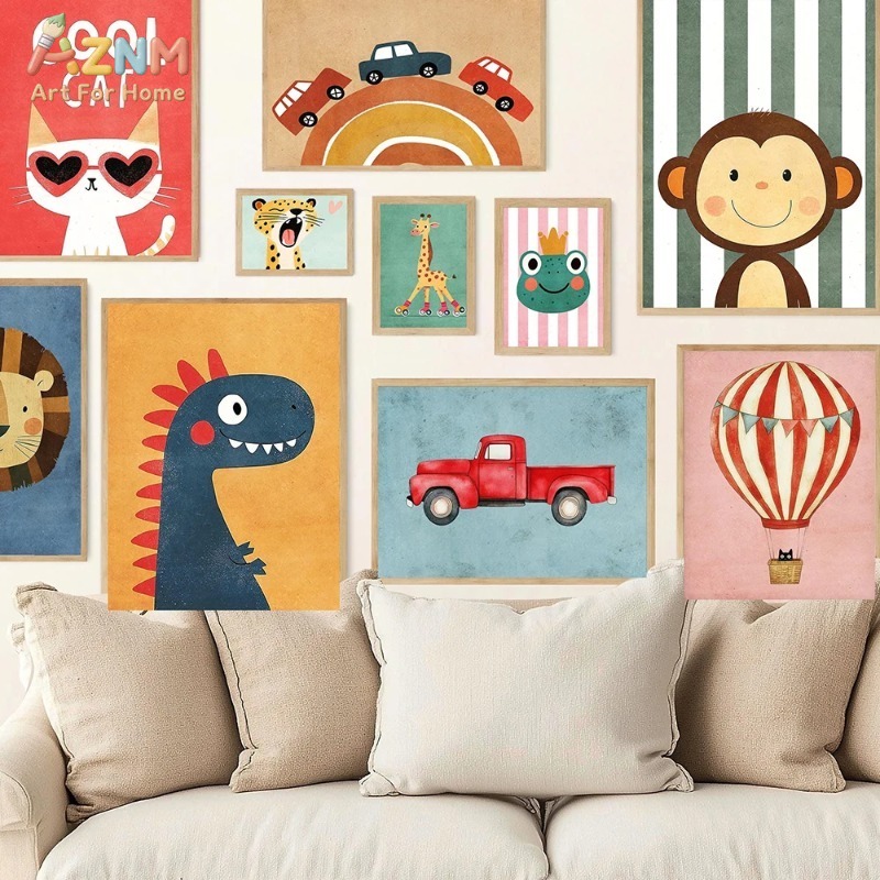Funny Animals Posters Prints W – Baby Nursery Neutral Bewertung und Preis