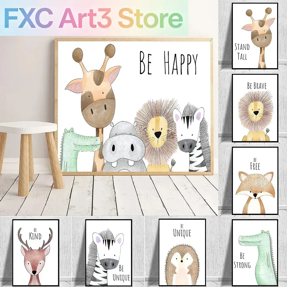1pc frameless,Baby Lion Zebra  – Baby Zebra Nursery Bewertung und Preis