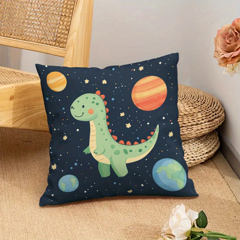 Cute Dinosaur Space Planets Cu – Baby Nursery Cushion Bewertung und Preis