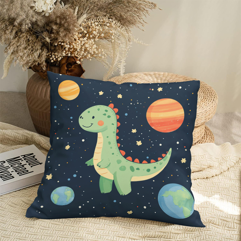 Cute Dinosaur Space Planets Cu – Baby Nursery Cushion Bewertung und Preis