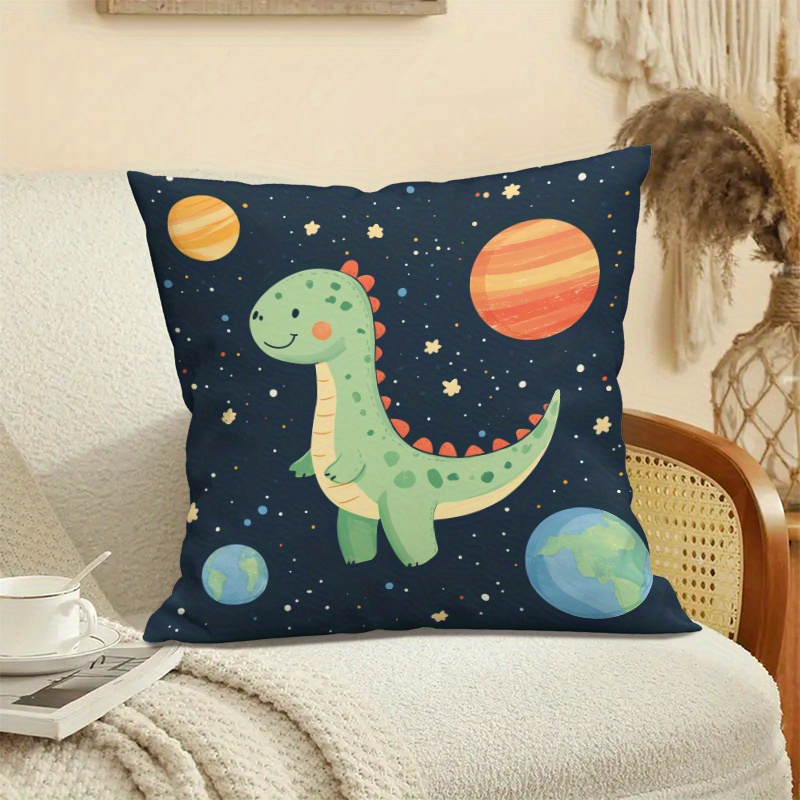 Cute Dinosaur Space Planets Cu – Baby Nursery Cushion Bewertung und Preis