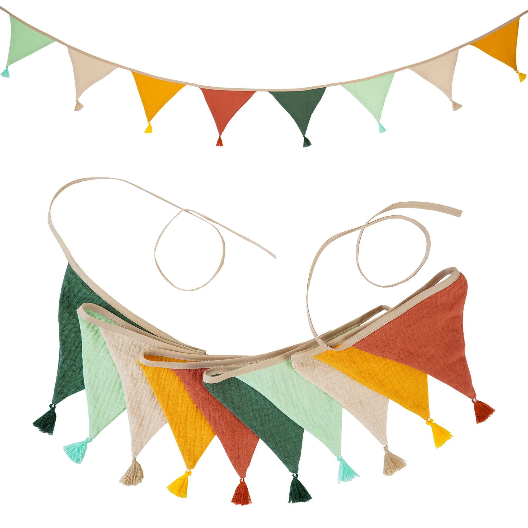 2.6M/8.5FT Nursery Fabric Bunt – Baby Nursery Garland Bewertung und Preis