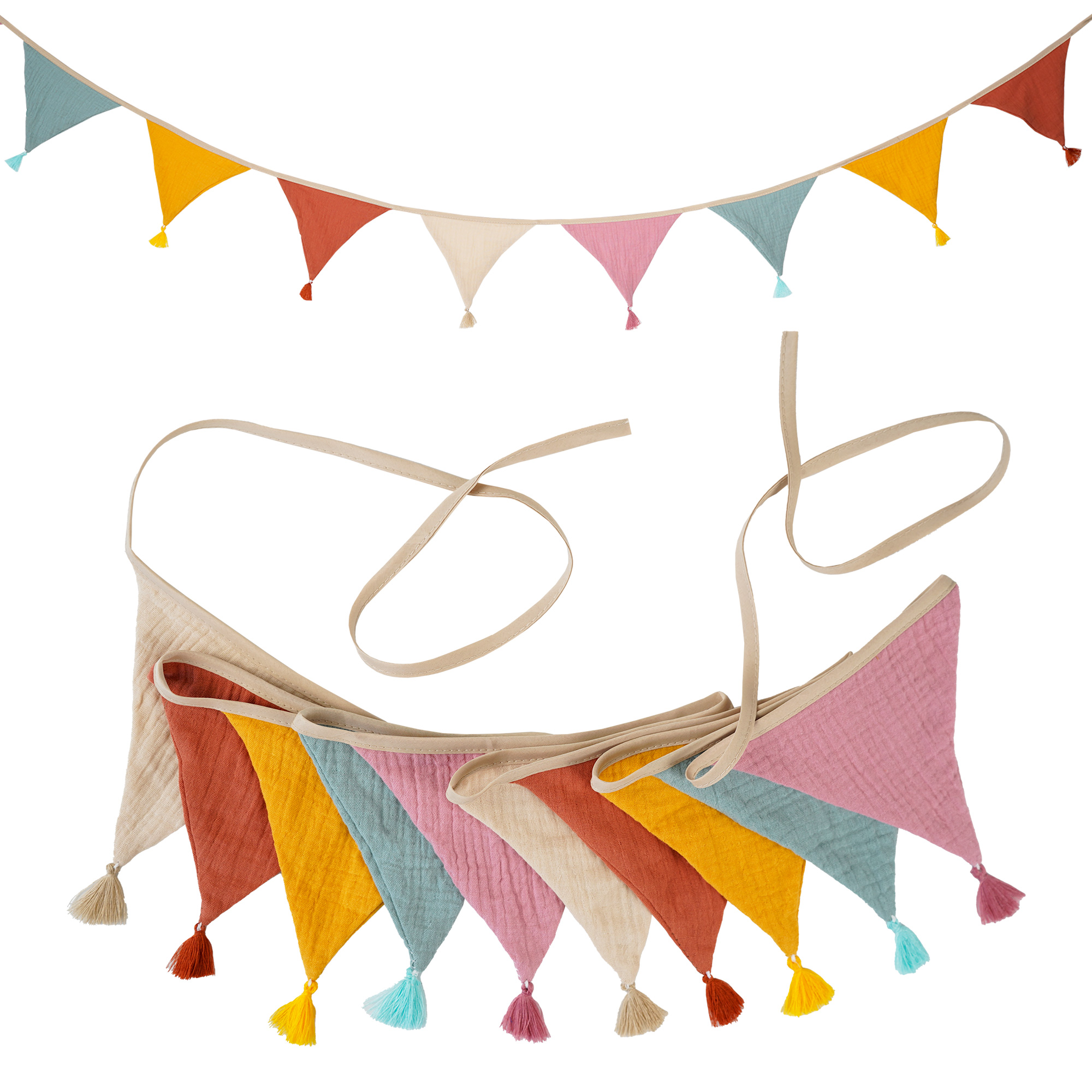 2.6M/8.5FT Nursery Fabric Bunt – Baby Nursery Garland Bewertung und Preis