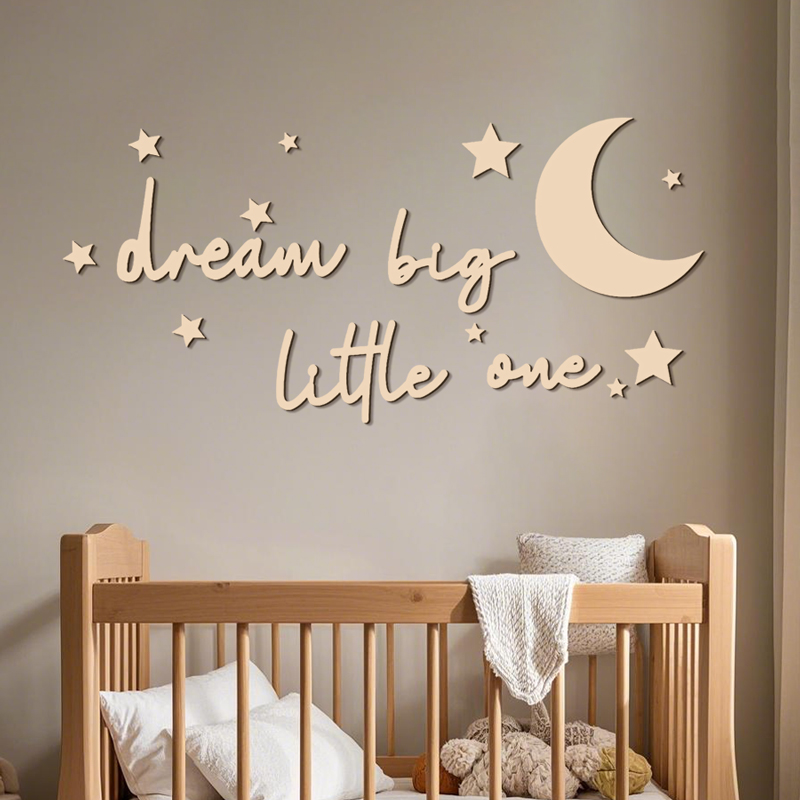 Dream Big Little One Wooden Si – Baby Nursery Package Bewertung und Preis