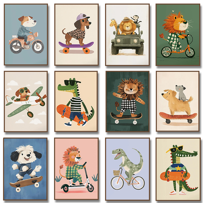 Dog Airplane Lion in Car Anima – Baby Nursery Pictures Bewertung und Preis