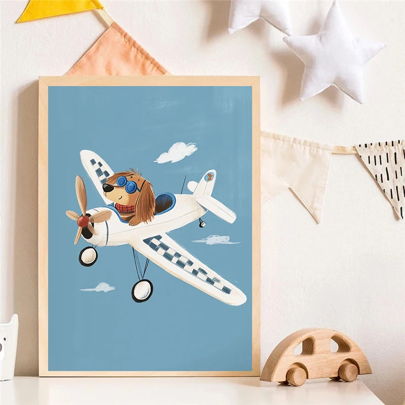 Dog Airplane Lion in Car Anima – Baby Nursery Pictures Bewertung und Preis