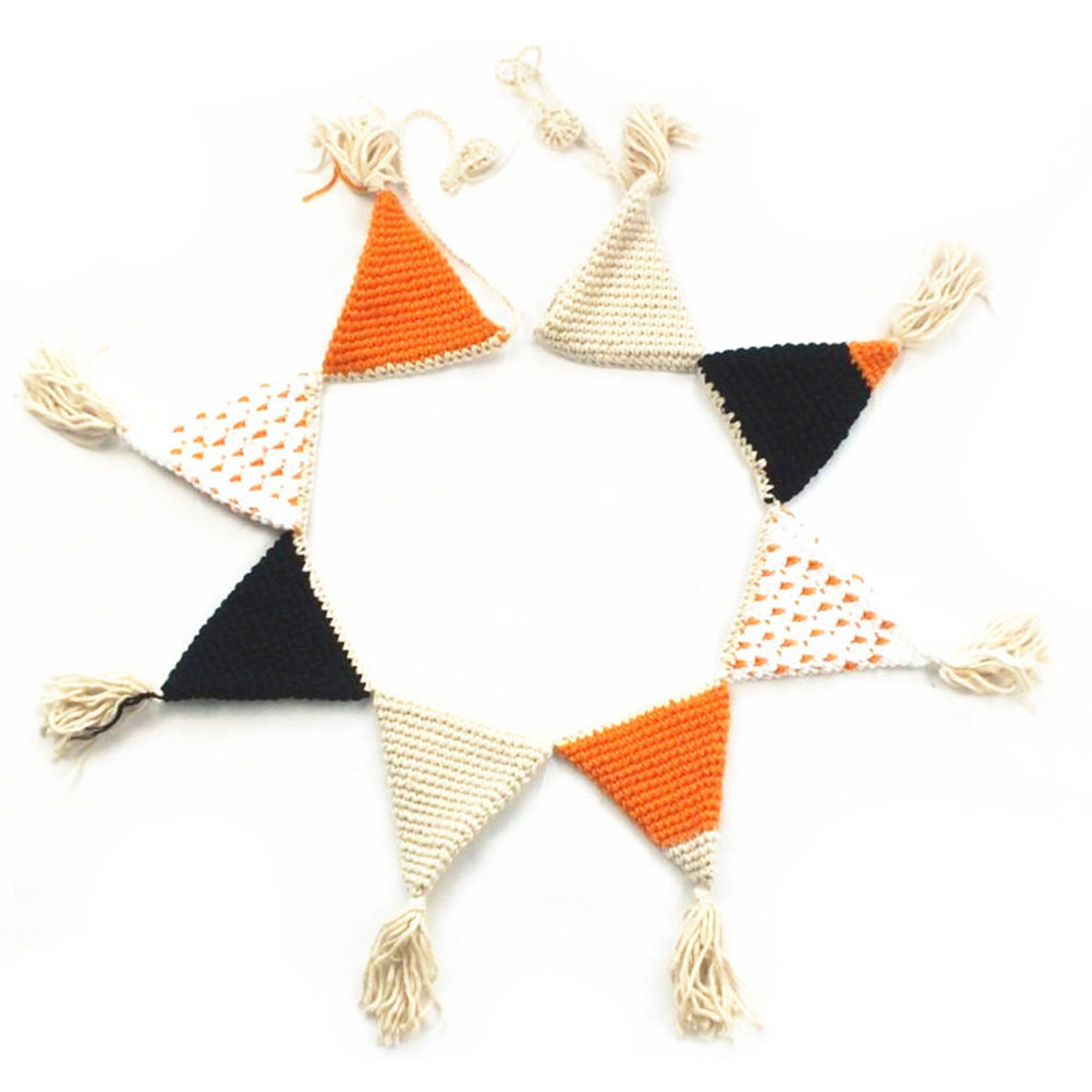 Orange Triangle Pennant Flags  – Baby Nursery Garland Bewertung und Preis