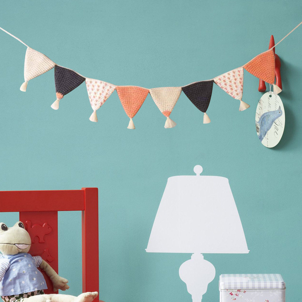 Orange Triangle Pennant Flags  – Baby Nursery Garland Bewertung und Preis