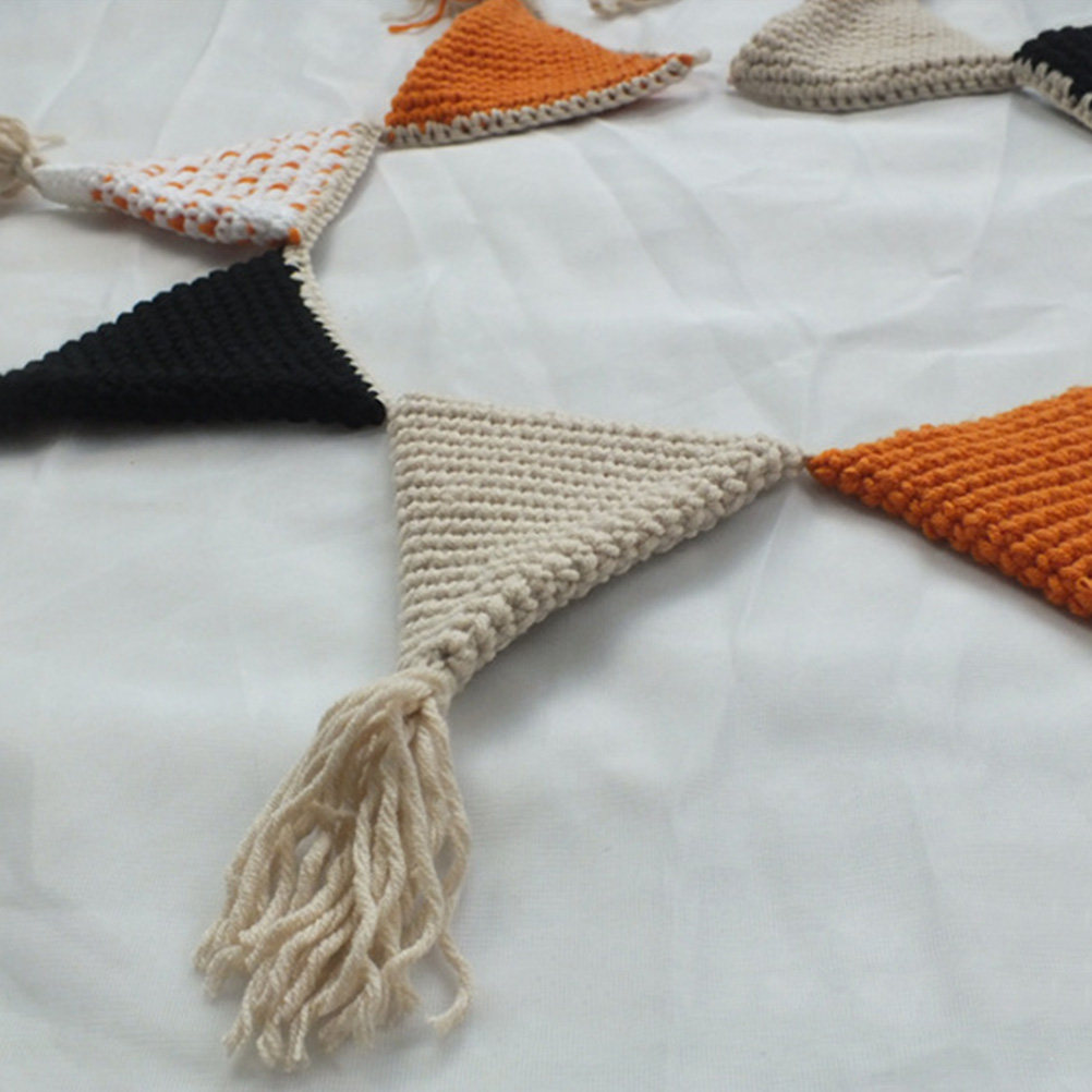 Orange Triangle Pennant Flags  – Baby Nursery Garland Bewertung und Preis