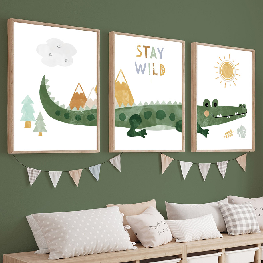 Crocodile Balloon Lion Elephan – Baby Nursery Pictures Bewertung und Preis