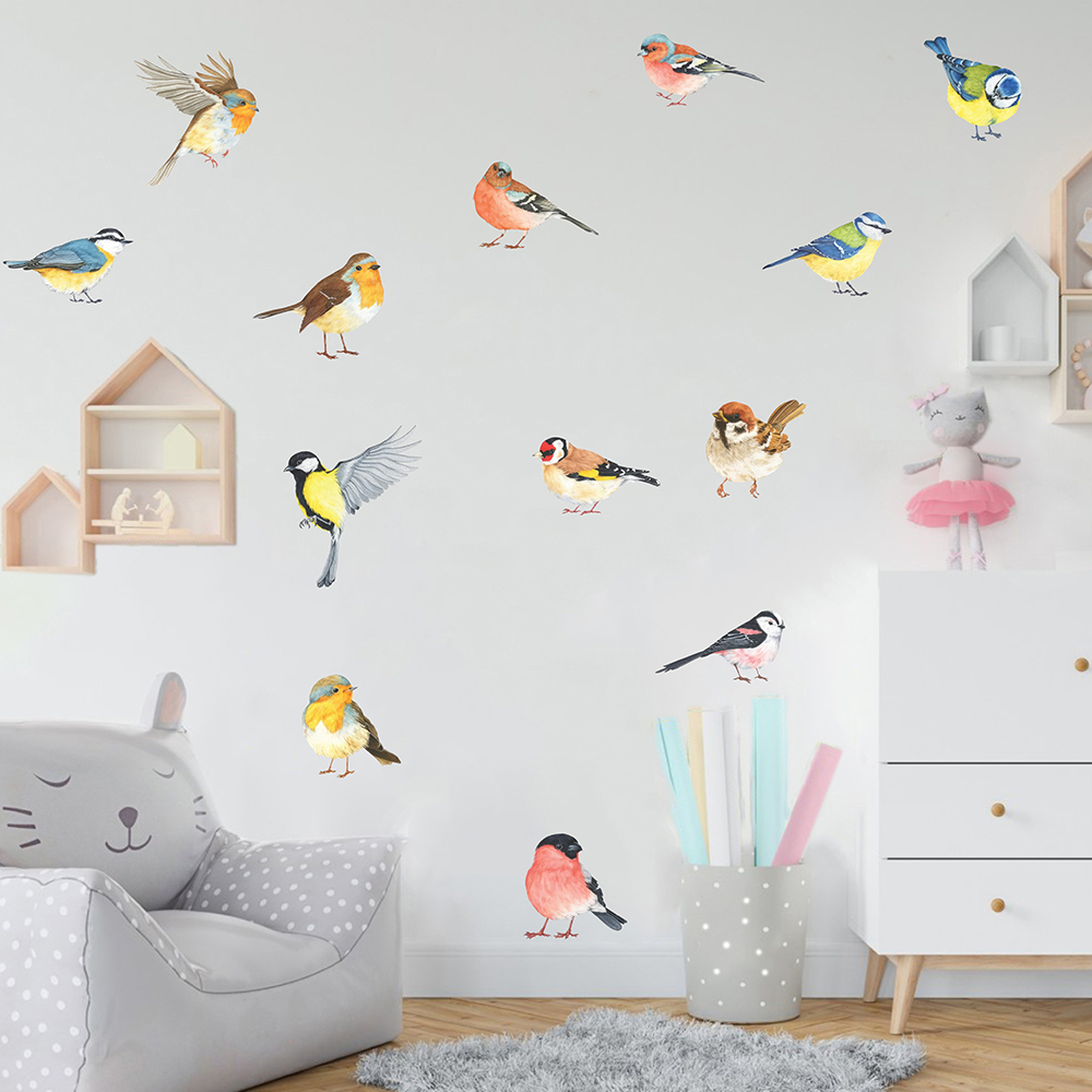 13pcs Little Birds Wall Sticke – Baby Nursery Package Bewertung und Preis