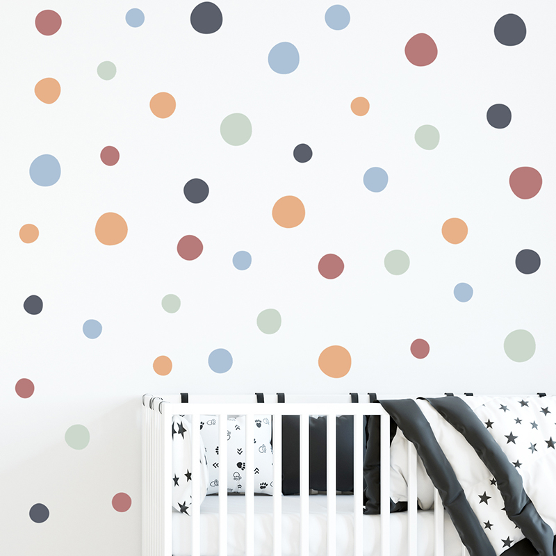 60pcs/set Polka Dots Irregular – Baby Nursery Furniture Sets Bewertung und Preis
