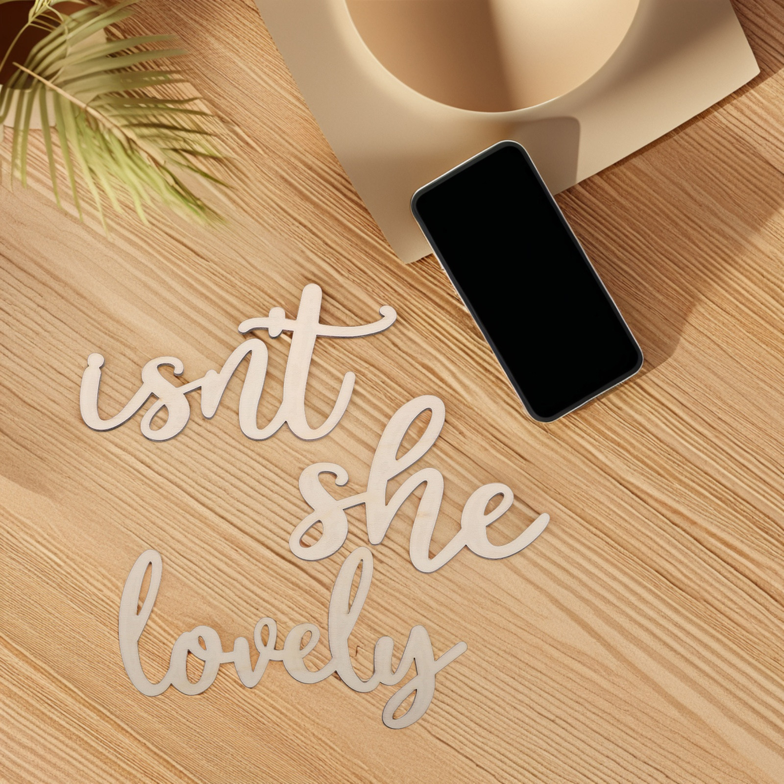 Isn't She Lovely Wooden Wall S – Baby Nursery Wall Stickers Bewertung und Preis