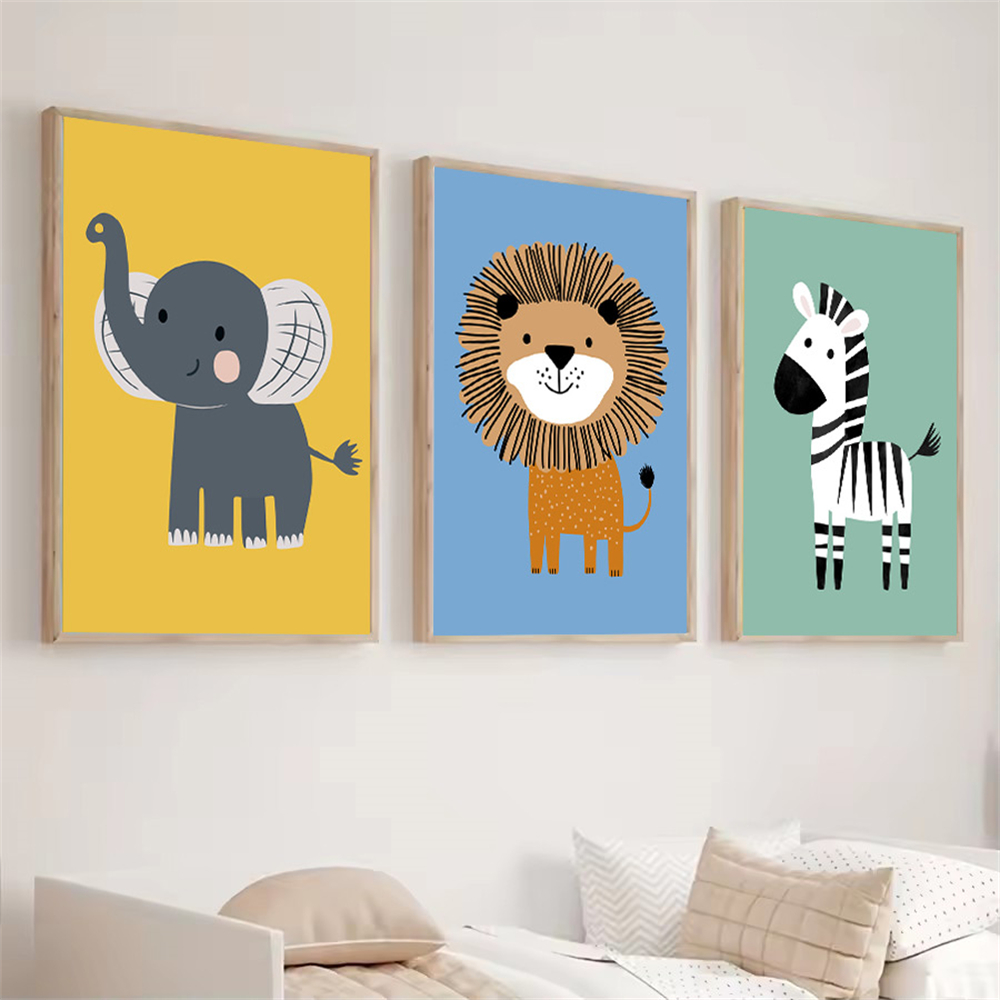 Cartoon Animal Lion Zebra Elep – Baby Zebra Nursery Bewertung und Preis